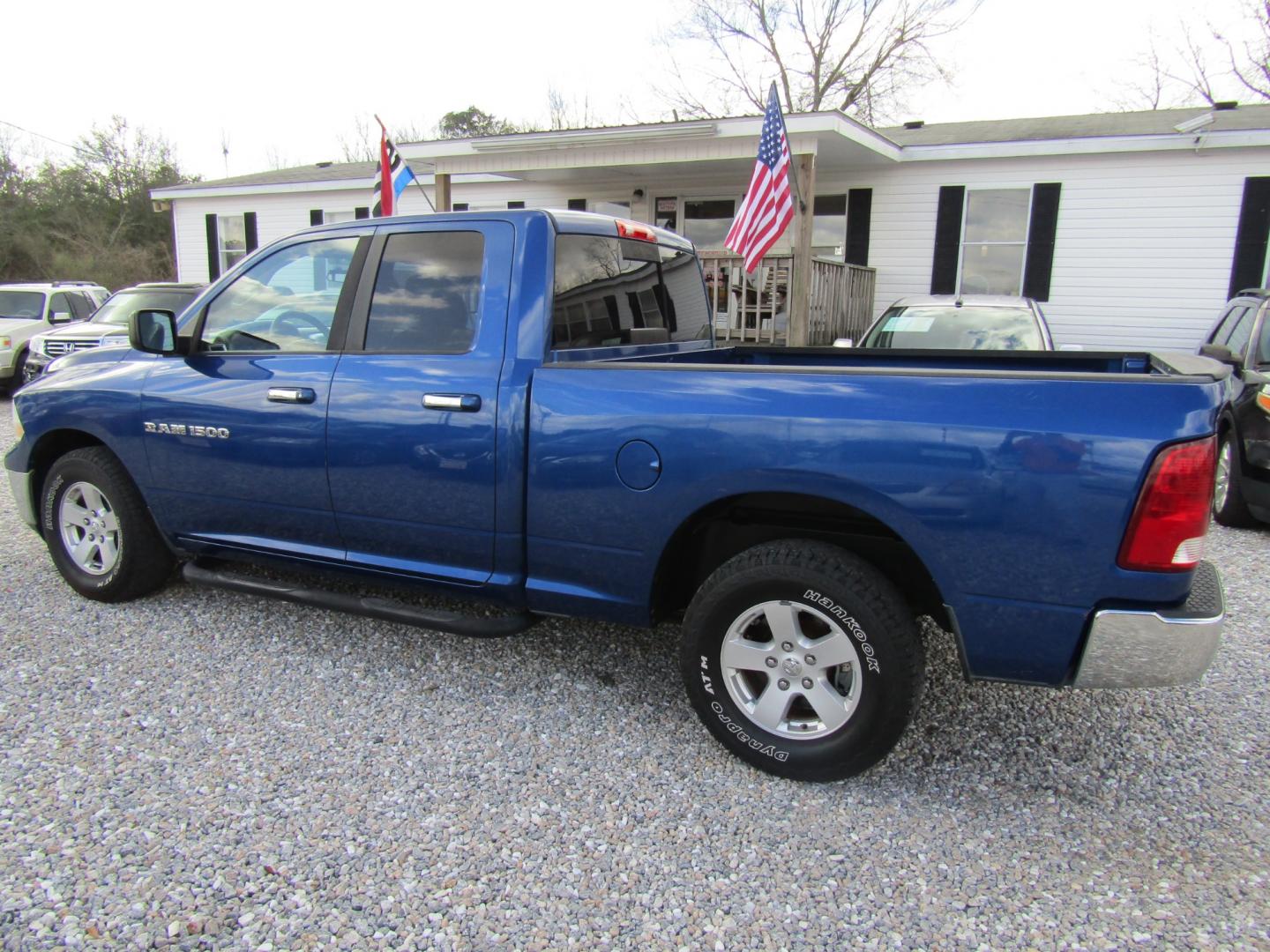 2011 Blue /Gray Dodge Ram 1500 SLT Quad Cab 2WD (1D7RB1GP1BS) with an 4.7L V8 SOHC 16V FFV engine, Automatic transmission, located at 15016 S Hwy 231, Midland City, AL, 36350, (334) 983-3001, 31.306210, -85.495277 - Photo#5